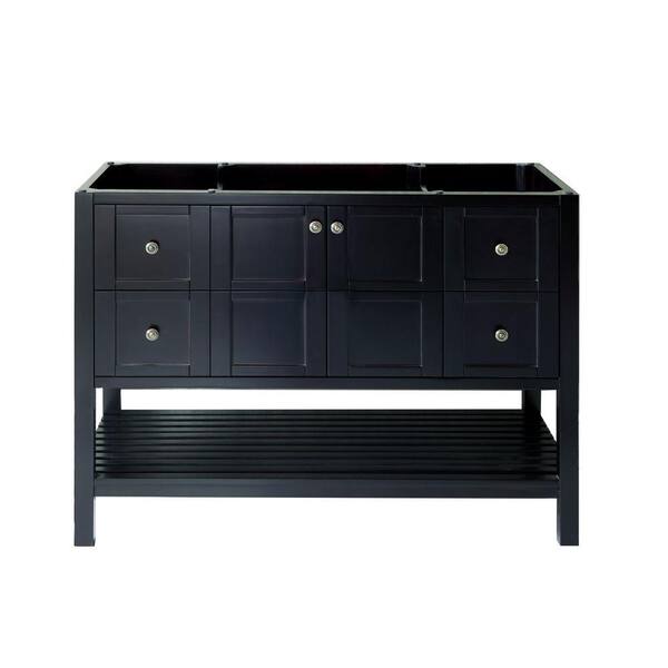 Virtu USA Winterfell 48 in. W Bath Vanity Cabinet Only in Espresso