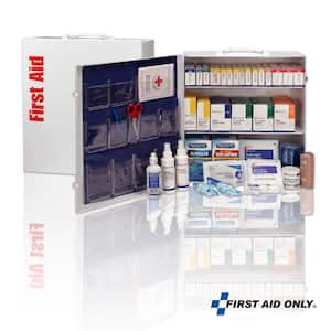 75-Person 2-Shelf Cabinet 347-Piece First Aid Kit