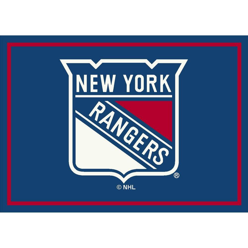 IMPERIAL New York Rangers 6 ft. by 8 ft. Spriit Area Rug IMP 5254006