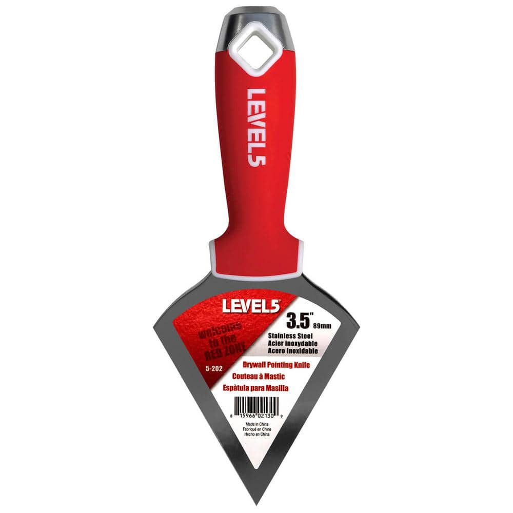 3.5 in. Stainless Steel Drywall Pointing Knife Blade