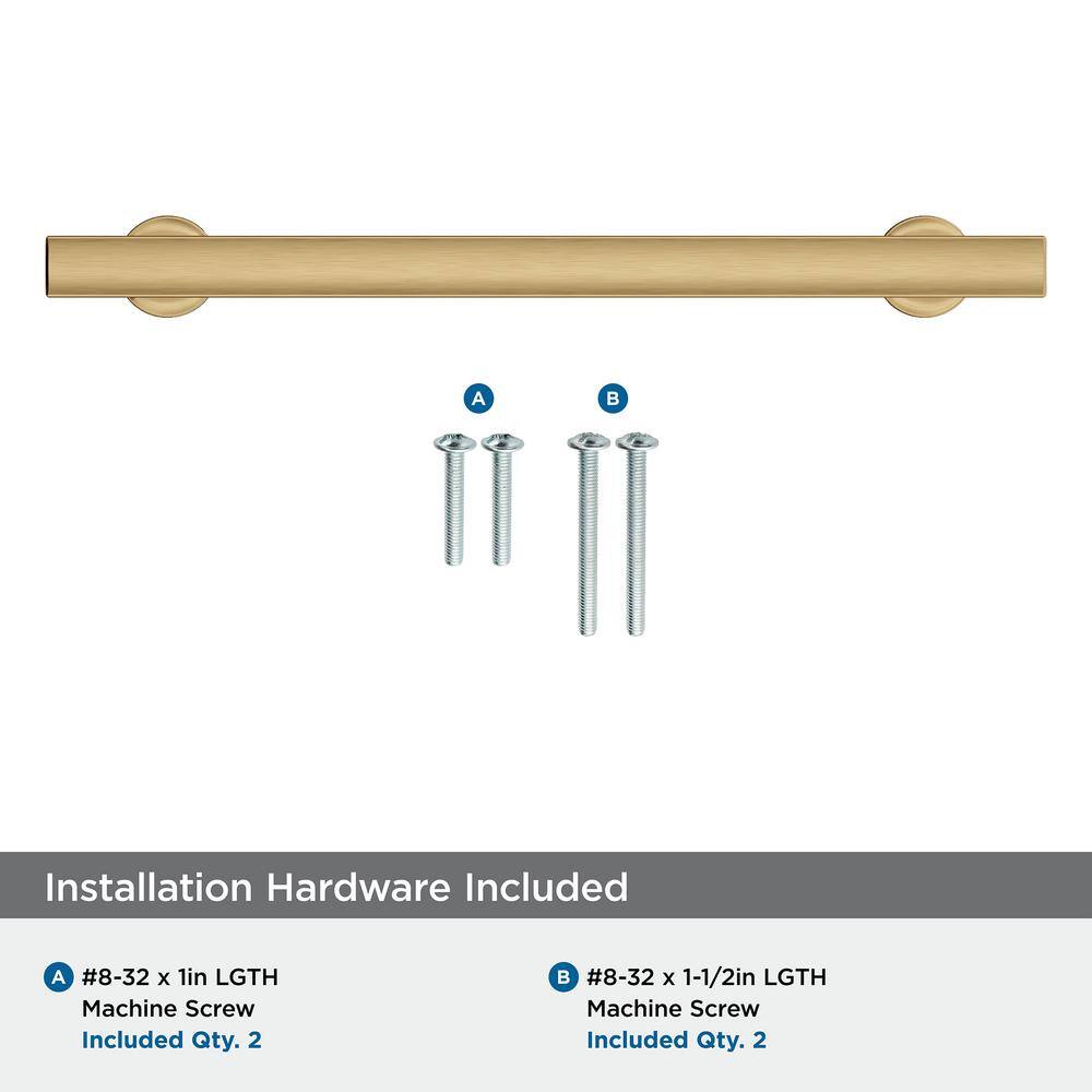 Champagne Bronze 6-5/16 Inch Modern Cabinet Pull
