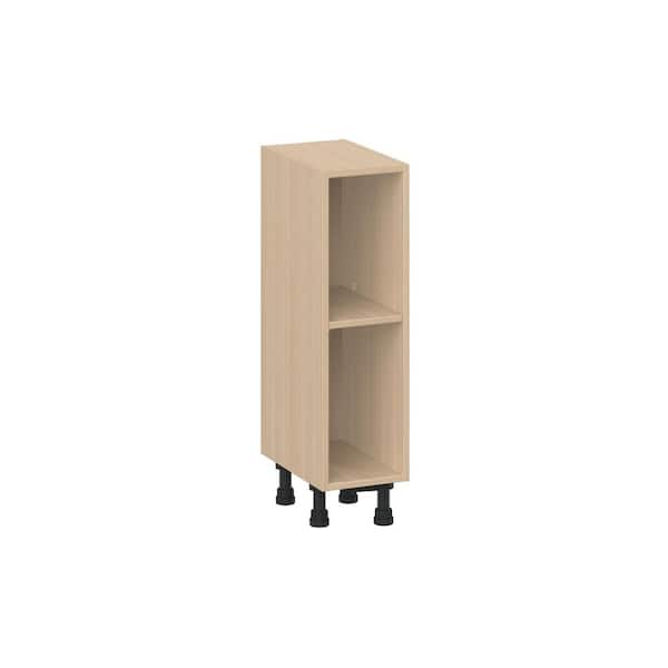 Timberline 9 in. W x 14.8 in. D x 34.5 in. H Shaker Assembled Base Open Shelf Kitchen Cabinet in Mojavi Oak