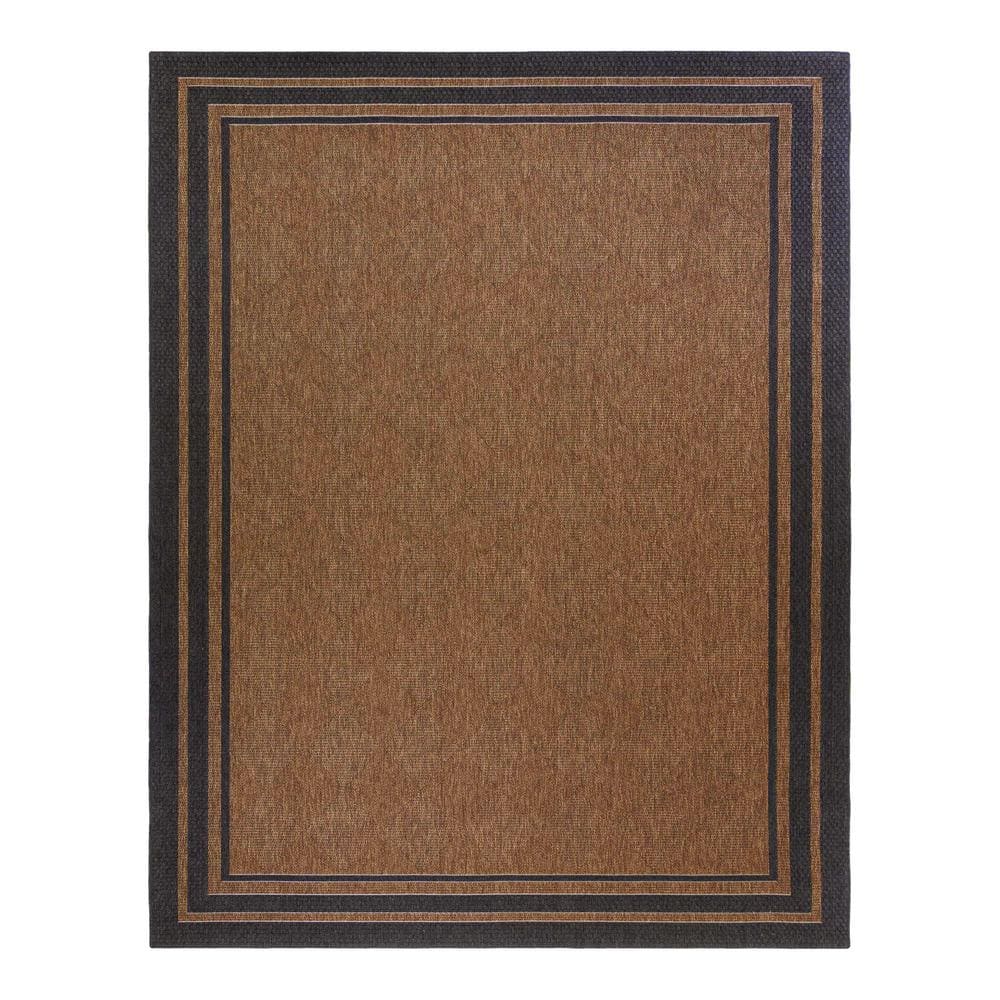 Studio By Brown Jordan Calypso Abbey Havana 8 ft. x 10 ft. Border