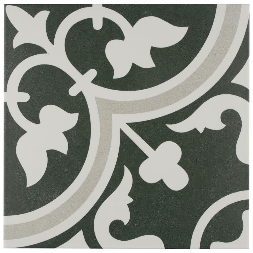 Merola Tile Arte Due 9-34 in. x 9-34 in. Porcelain Floor and Wall Tile  (10.88 sq. ft.Case) FCD10ARD - The Home Depot