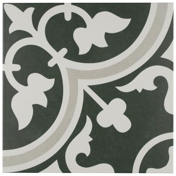 Merola Tile Arte Due 9-3/4 in. x 9-3/4 in. Porcelain Floor and Wall Take Home Tile Sample