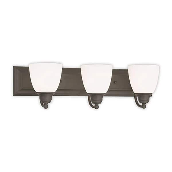 Livex Lighting Springfield 3 Light Bronze Bath Vanity