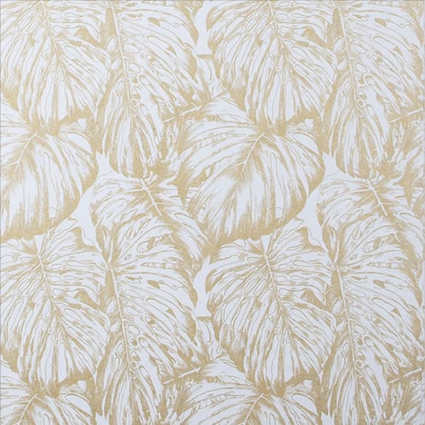 Graham & Brown Tropical Pearl and Gold Removable Wallpaper Sample