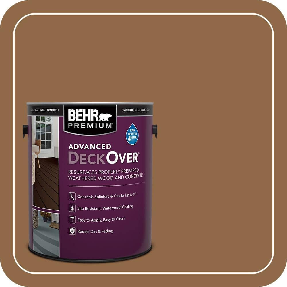 BEHR Premium Advanced DeckOver 1 gal. #SC-115 Antique Brass Smooth