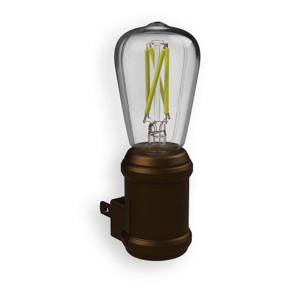 Westek Aged Bronze Automatic Vintage Edison LED Night Light