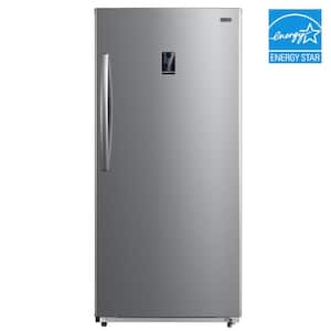 13.8 cu. ft. Energy Star Digital Upright Convertible Deep Freezer / Refrigerator Stainless Steel