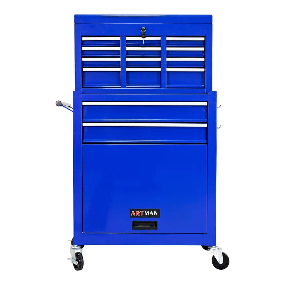 High Capacity Rolling Tool Chest with Wheels and Drawers, 8-Drawer Tool Sto
