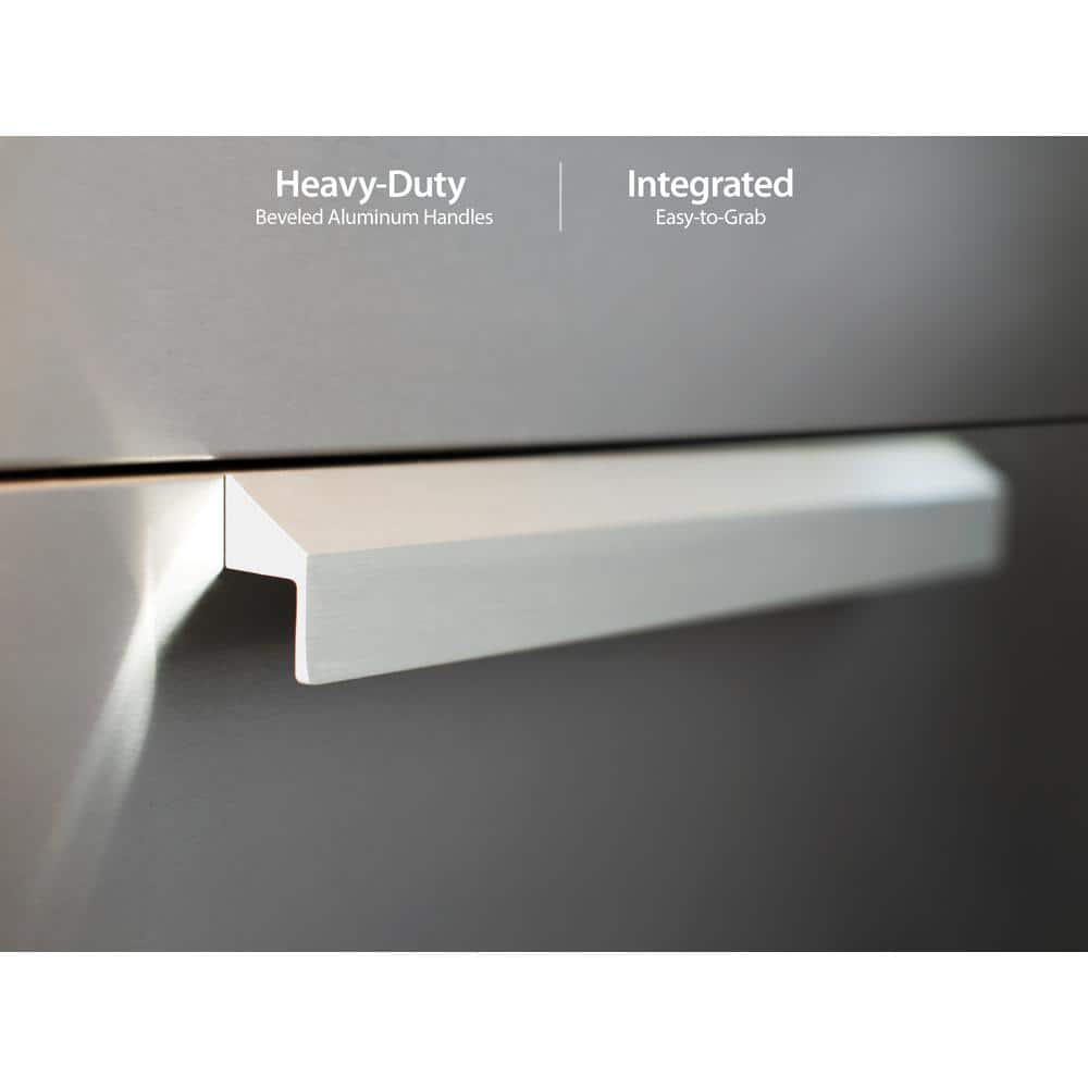 Stainless Steel 3-Drawer Outdoor Kitchen Cabinet