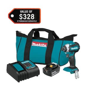 Makita 12V max CXT Lithium-Ion 1/4 in. Cordless Impact Driver Kit