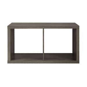 Dillon Grey 2-Cubby Horizontal or Vertical Storage Cabinet