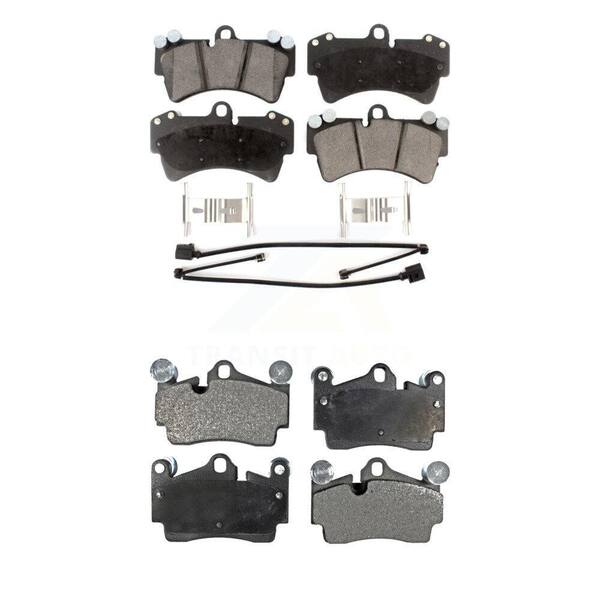 TEC Front Rear Ceramic Brake Pads Kit For Audi Q7 Porsche Cayenne Volkswagen Touareg KTC-100017