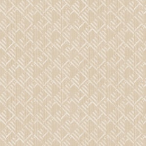 TexStyle Collection Browns Geometric Block Flock Stripe Satin Finish Non-Pasted on Non-Woven Paper Wallpaper Roll