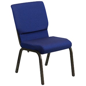 Fabric Stackable Chair in Navy Blue