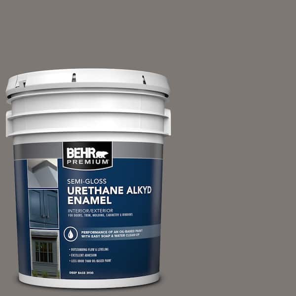 5 gal. #790F-5 Amazon Stone Urethane Alkyd Semi-Gloss Enamel Interior/Exterior Paint