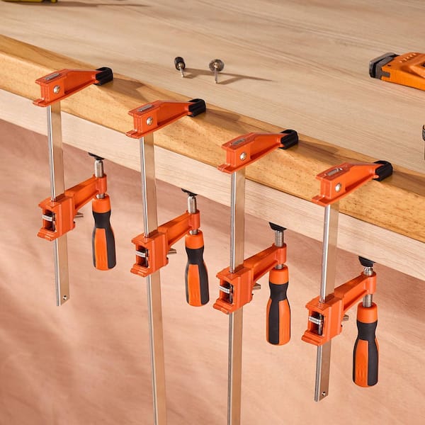 木製キャンバスフレームセット + プライヤー　14点セット VEVOR Bar Clamps Set for Woodworking, 6 in. and 12 in., Lockable F