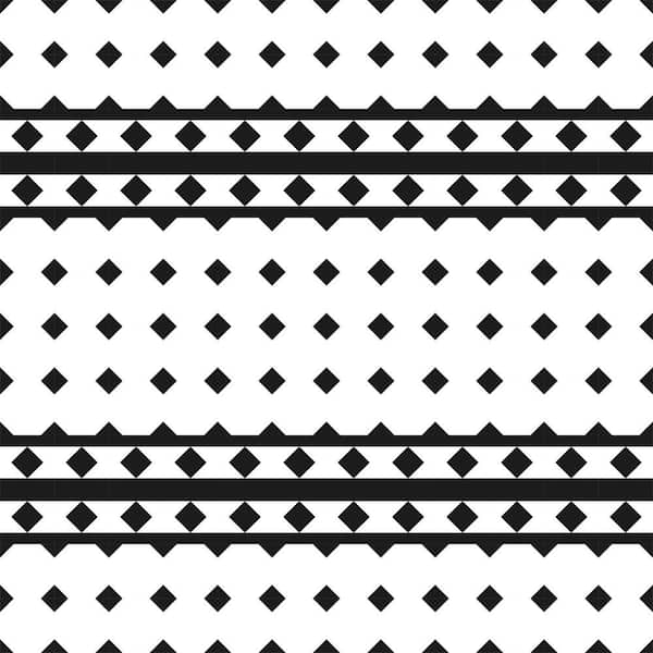 MI ALMA Black B79 7 in. x 7 in. Vinyl Peel and Stick Tile (24-Tiles, 8.17 sq. ft./Pack)