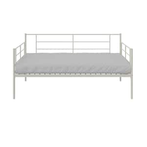 RealRooms Praxis Metal Daybed, Twin, White