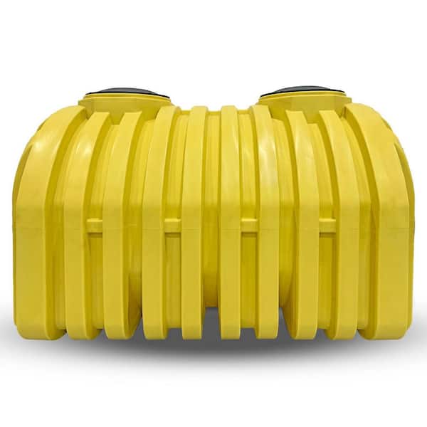 1000 Gal. Yellow Polyethylene Two Compartment Septic Tank