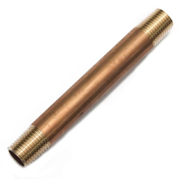 LTWFITTING 1/4 in. x 4 in. Brass MIP Nipple Fitting (5-Pack)