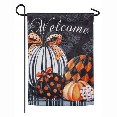 Fall Garden Flags Home Depot - Breeze Decor Welcome Sunflowers Bouquet