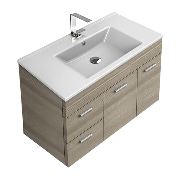 Nameeks Loren 33 In W X 17 5 D, 33 Bathroom Vanity Top With Sink