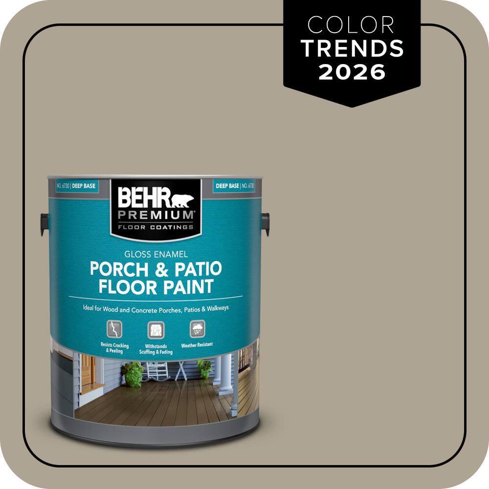 1 gal. Home Decorators Collection #HDC-NT-14 Smoked Tan Gloss Enamel Interior/Exterior Porch and Patio Floor Paint price history on PriceWatchPro