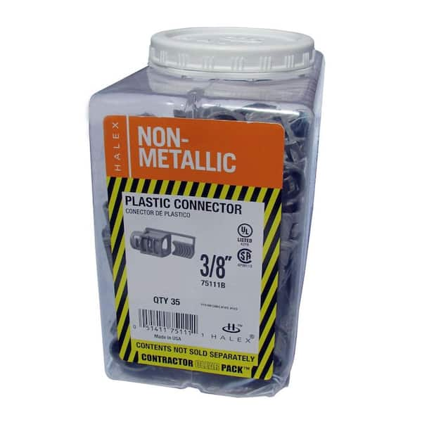 Halex 1/2 in. Strain Relief Cord Connectors (2-Pack) 21692 - The Home Depot