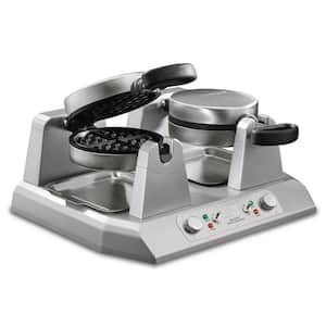 Double Belgian Waffle Maker with Serviceable Plates - 120V, 2400 Watts, 20 Amps