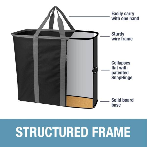collapsible laundry basket tote
