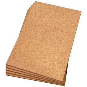 150 sq. ft. 2 ft. Wide x 3 ft. Long x 12 mm Thick Natural Cork Sound Dampening Underlayment Sheets (25-Pack)