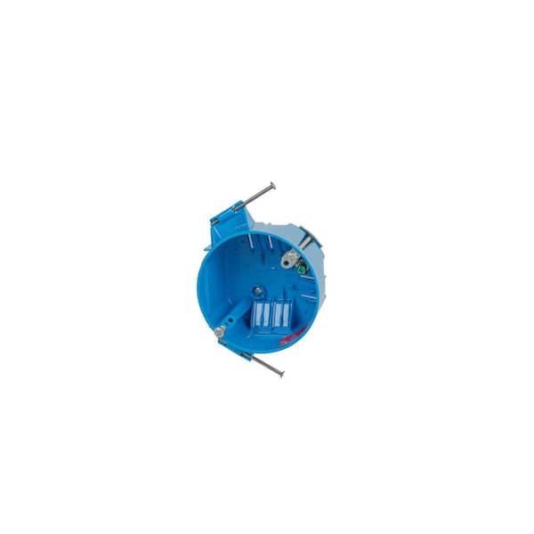 Carlon 1-Gang 4 in. 20 cu. in. Round Fan Rated New Work Ceiling Electrical Box with Ground Lug (B520P-CFB)