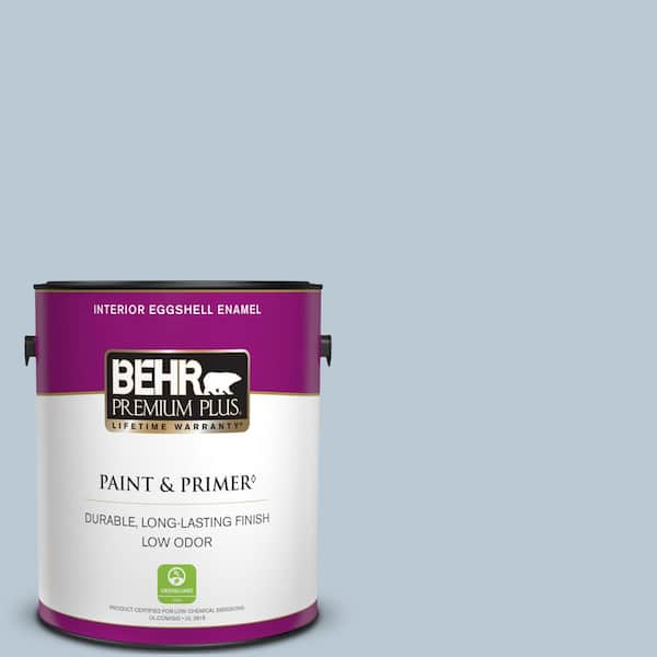 BEHR PREMIUM PLUS 1 gal. #S520-2 Journeys End Eggshell Enamel Low Odor Interior Paint & Primer