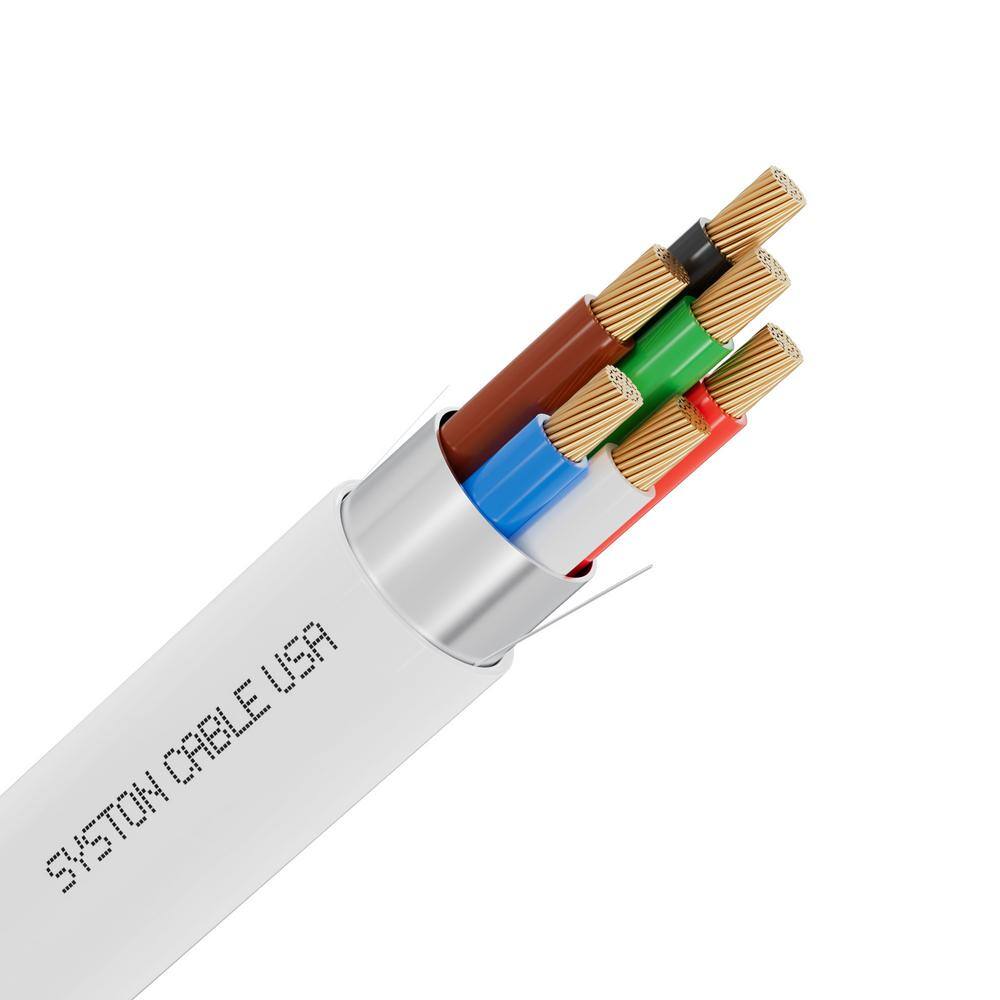 100 ft. 22/6 White CMP Plenum-Rated Shielded Fire Security Burglar Station Sound Alarm Control Wire UV Resistant UL/ETL price history on PriceWatchPro