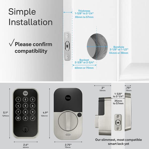 Yale Real Living YRD450 Assure Lock 2 Key Free Touchscreen with Wi-Fi - Fast Free Shipping Yale Real Living YRD450 Assure Lock 2 Key Free Touchscreen with Wi-Fi - Fast Free Shipping