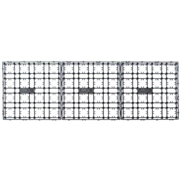 NewTechWood - 4.32 sq. ft. Deck-A-Floor Premium Modular Composite Outdoor Flooring System Kit in Peruvian Teak