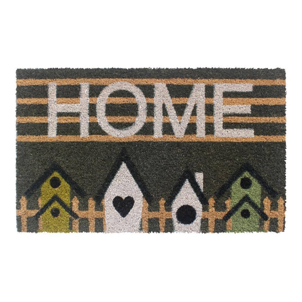 Home Threads Doormat RugSmith Home Birdhouse Multi 30in. x 18in. Door Mat DM12533 - The Home ...