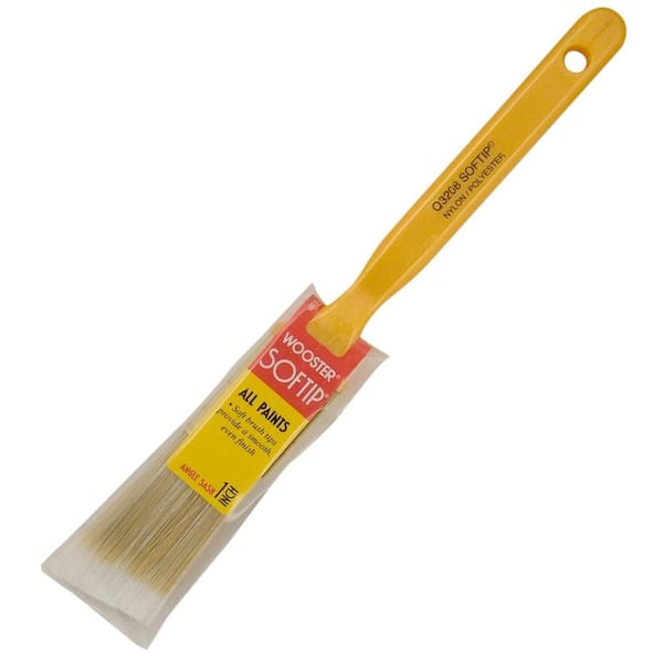 Better 1 in. Thin Angled Sash Polyester Blend Paint Brush