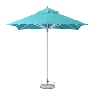 8 ft. Market Patio Umbrella in Aqua