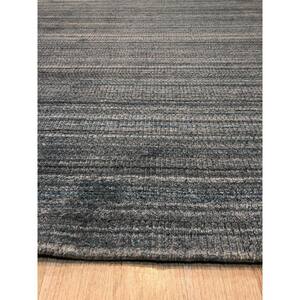 Super Grass Blue 5 ft. x 8 ft. Handloomed Wool Contemporary Area Rug