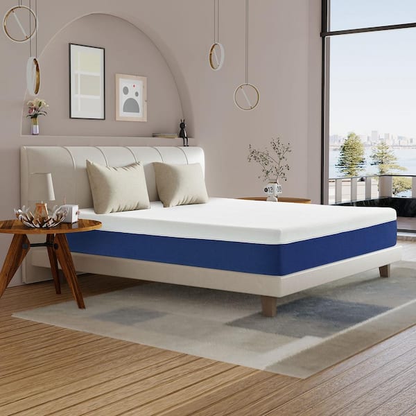8 in. Queen Medium Firm Memory Foam Mattress and Cooling Mattress, Breathable and Free Fiberglass