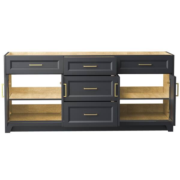 Zeafive Rod 72 in. W x 21.5 in. D x 33.5 in. H Solid Wood Double