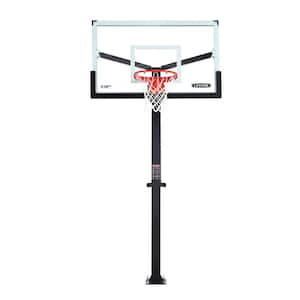 60 in. Tempered Glass Mammoth Bolt Down Basketball Hoop