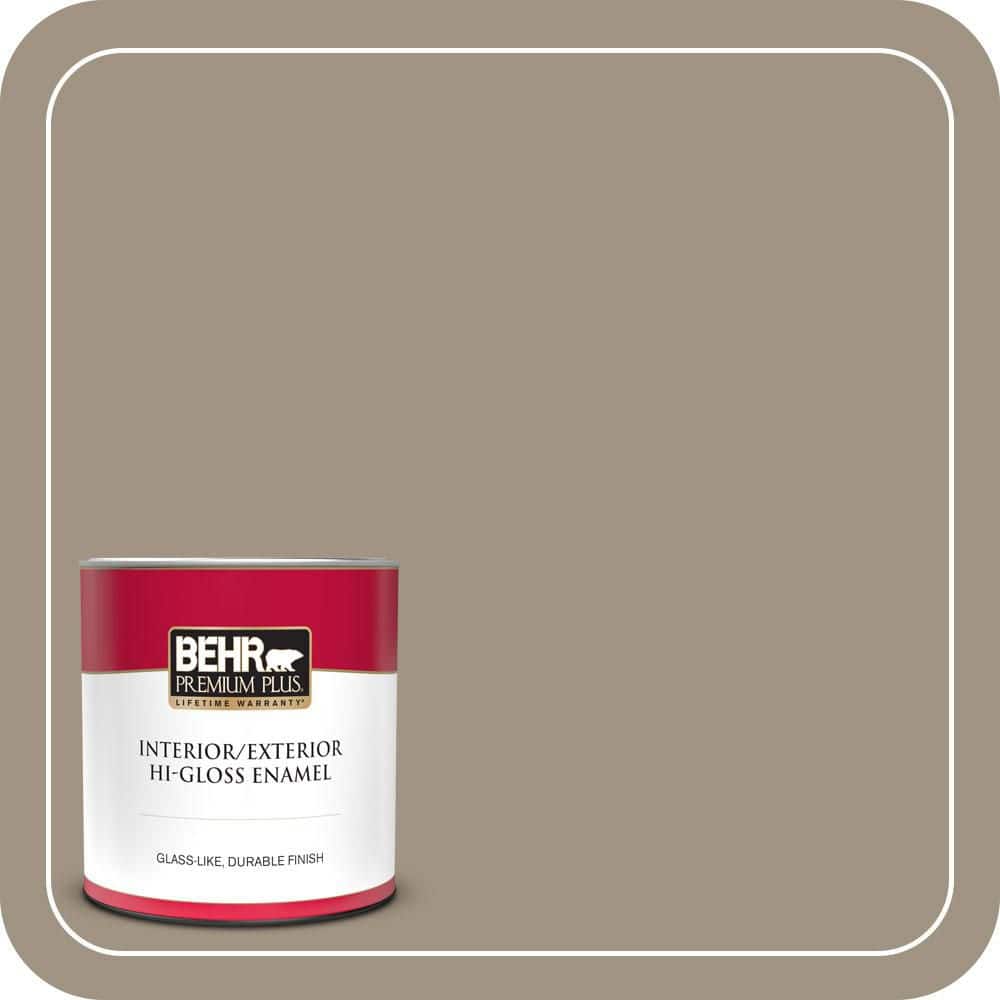 1 qt. #BNC-24 Shadow Taupe Hi-Gloss Enamel Interior/Exterior Paint & Primer price history on PriceWatchPro