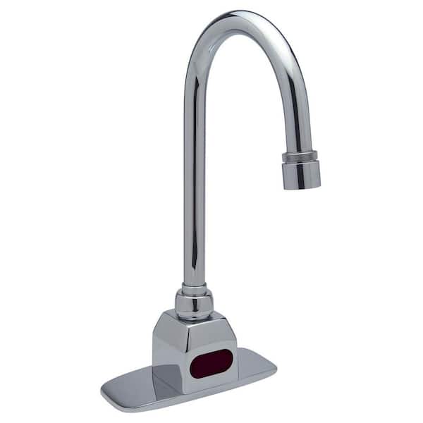 Zurn AquaSense touchless Bathroom Faucet with 8in. Cover Plate and 1.5 GPM Aerator in Chrome