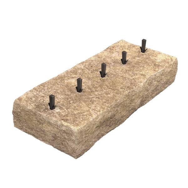 12 PCS 5/8 Inch Wedge & Feather Shims - Stone Splitting Wedges For Rock, Granite & Concrete