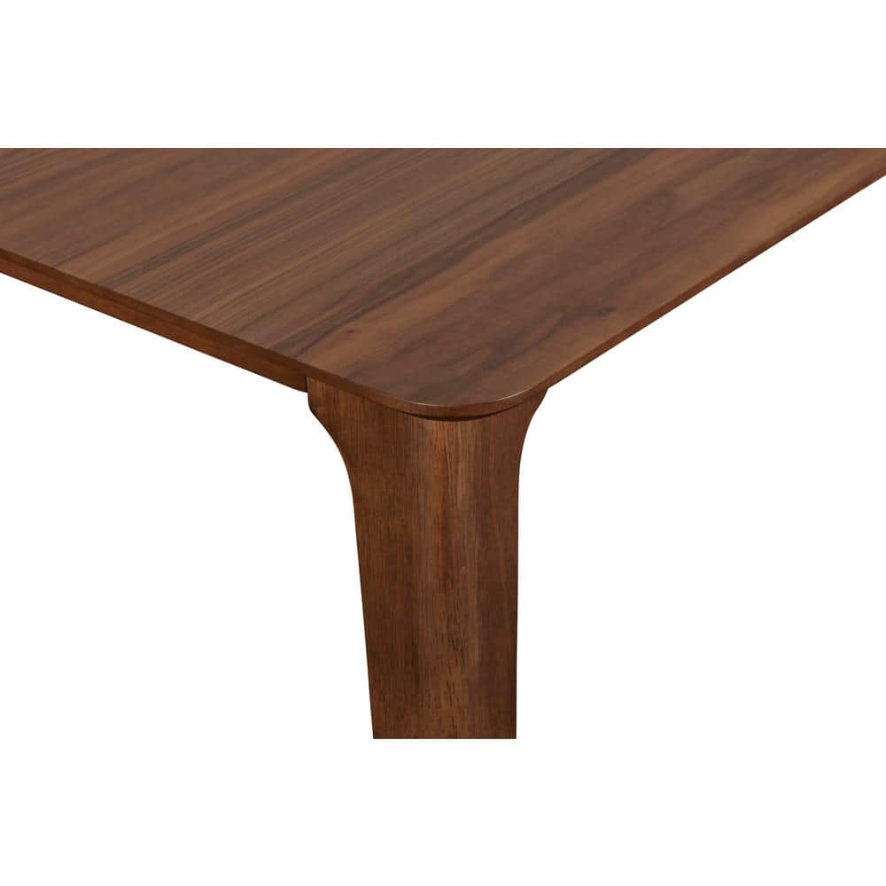 Oscar 60" Walnut Mid-Century Modern Dining Table